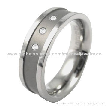 Stainless steel rings with crystal, new designs